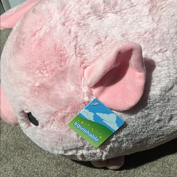 Squishable Soft Pink Pig Plush - Picture 6 of 6